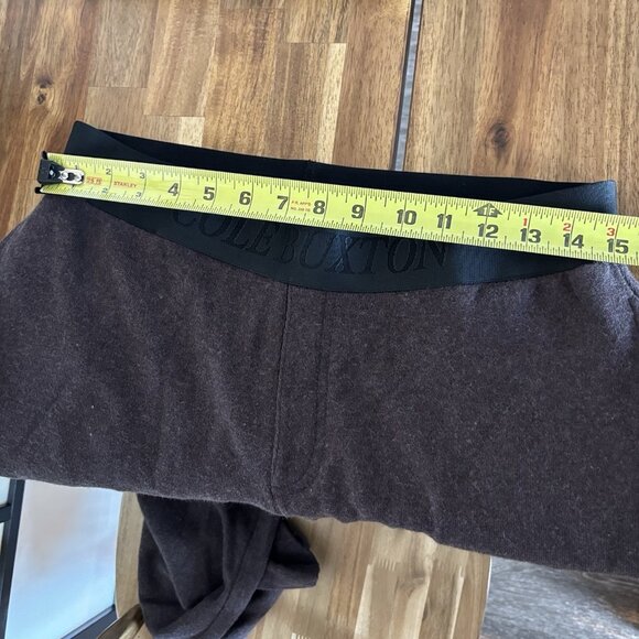 Cole Buxton Jogger Sweatpants Mens Large Brown Black Athleisure Lounge Minimal - Picture 3 of 15